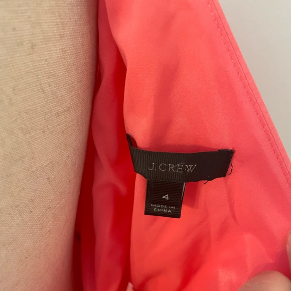J. Crew Wrap-Tie Jumpsuit Bow Coral - Picture 11 of 16
